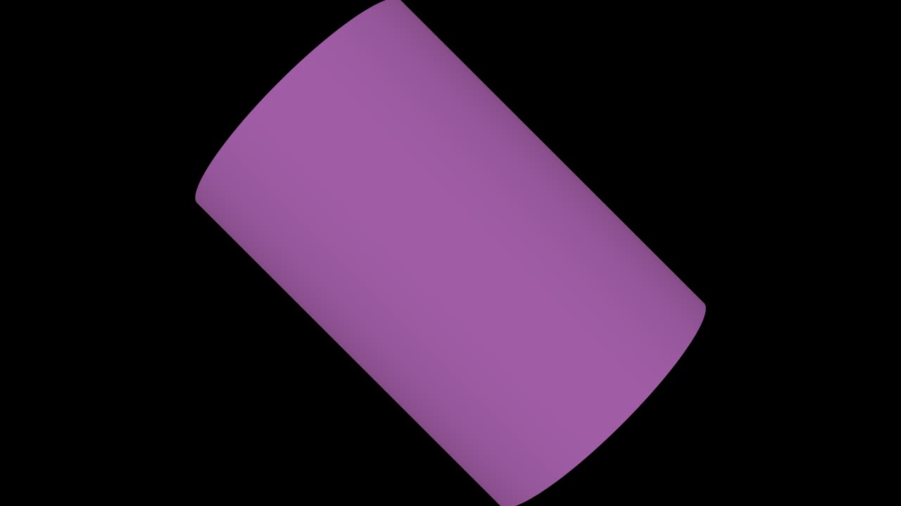 gráficos de movimiento de animación de cilindro cg