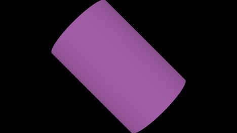 gráficos de movimiento de animación de cilindro cg
