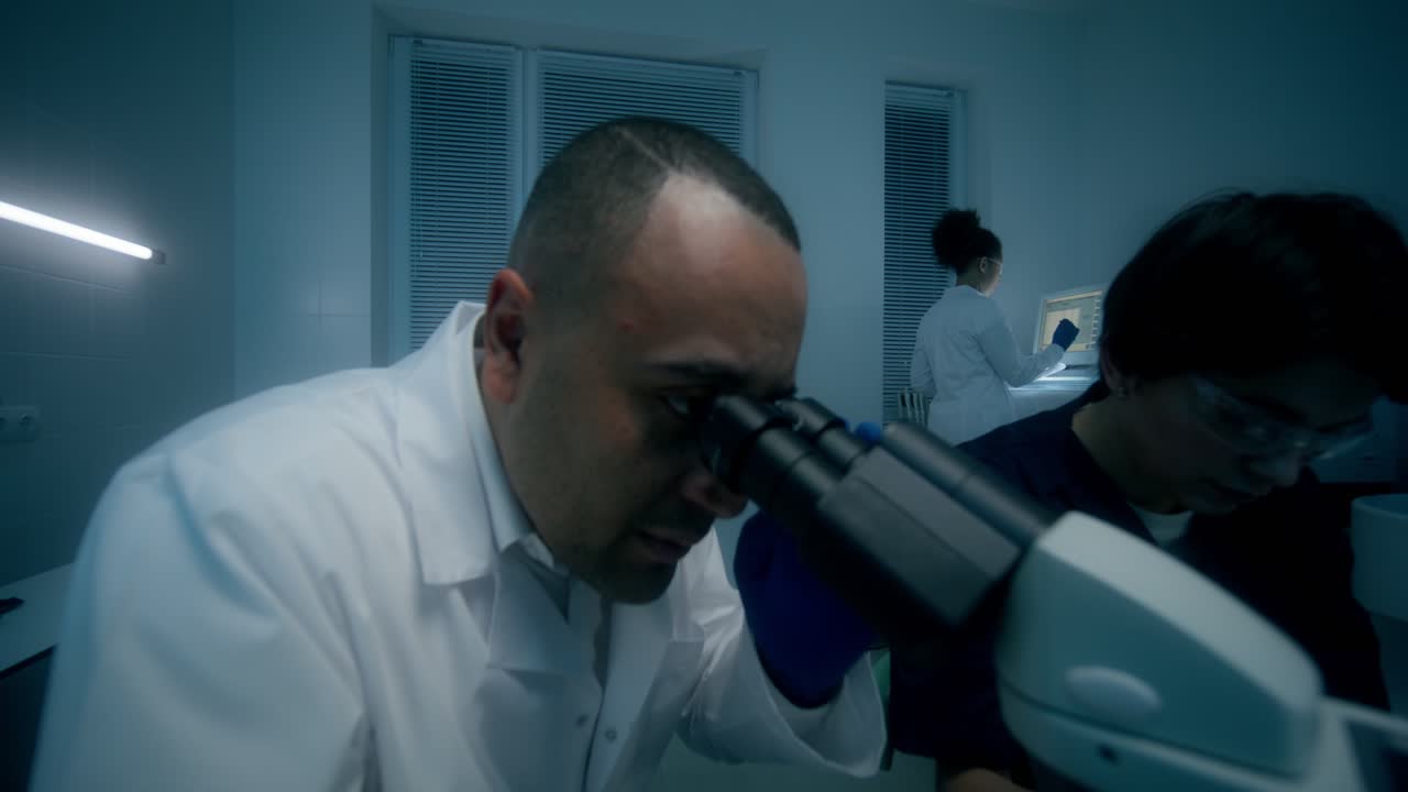 Scientists Working in a Laboratory