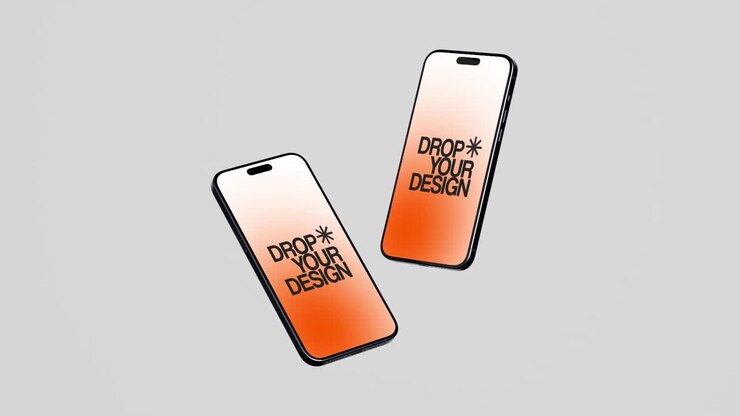 Mobile Phone Screen Mockup