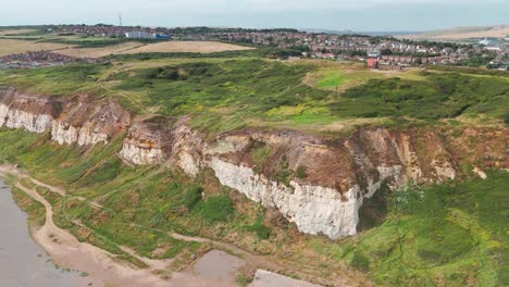 a phenomenal landscape above the cliffs in newhaven