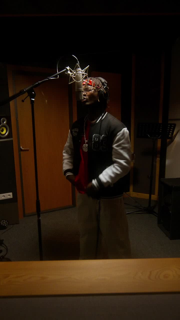 Recording Session in a Music Studio