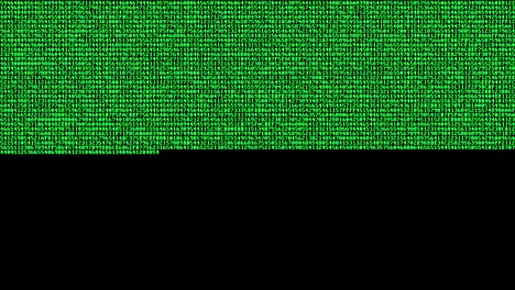 multi numeric number green binary digital code show on black background, computer generated seamless loop abstract lines motion background, new technology