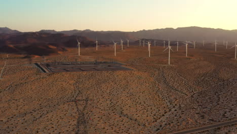 Wind-turbines-at-sunset