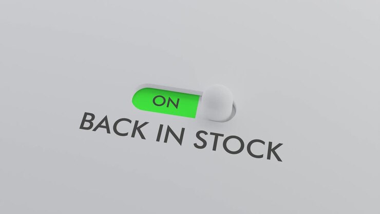 encendido de la parte trasera en el interruptor de stock