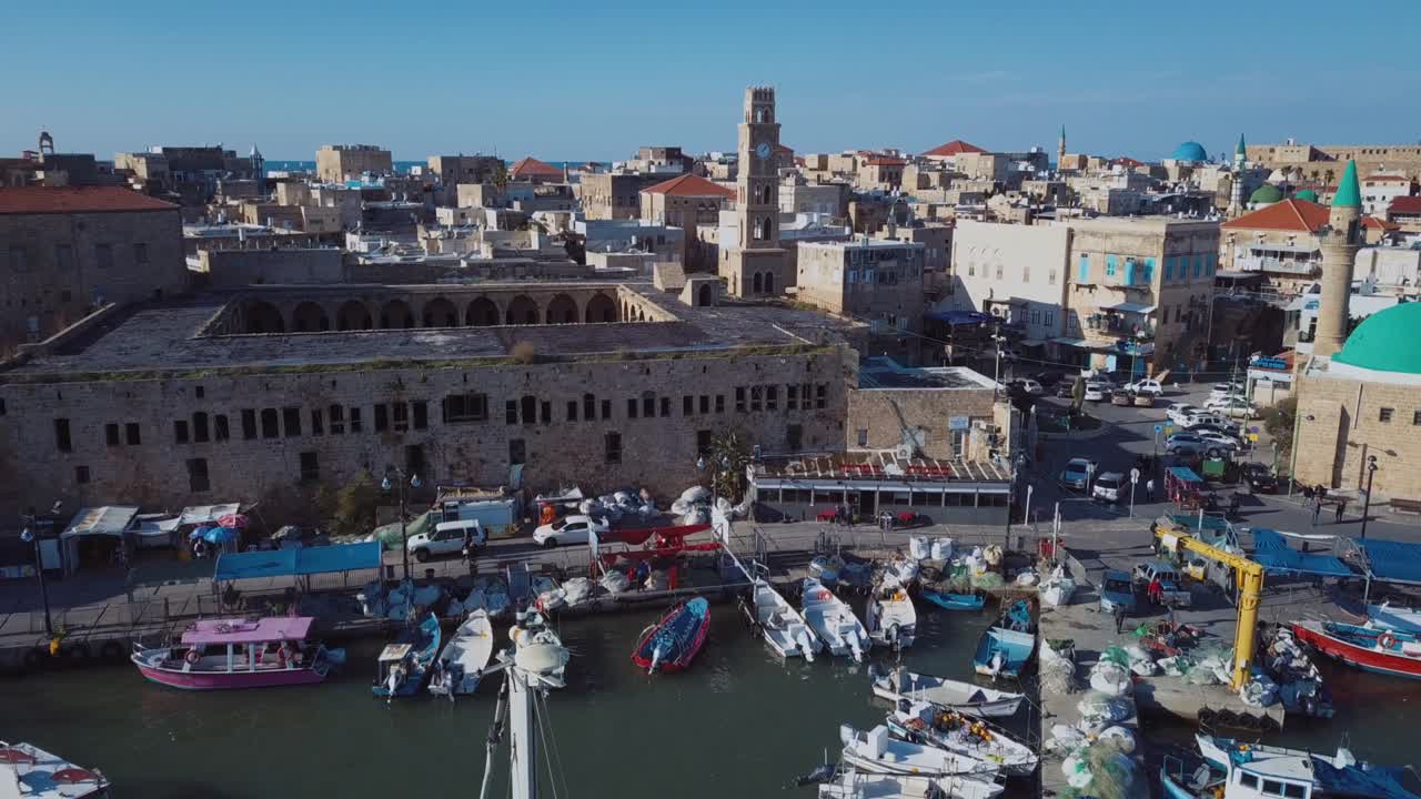 포트 아코, 공중 사진, 이스라엘