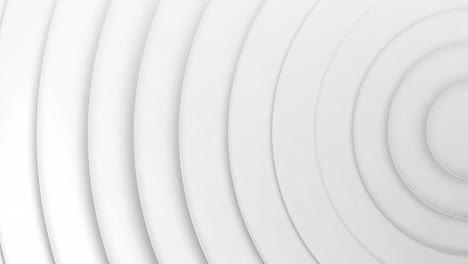 las bobinas espirales 3d se mueven contra un fondo blanco