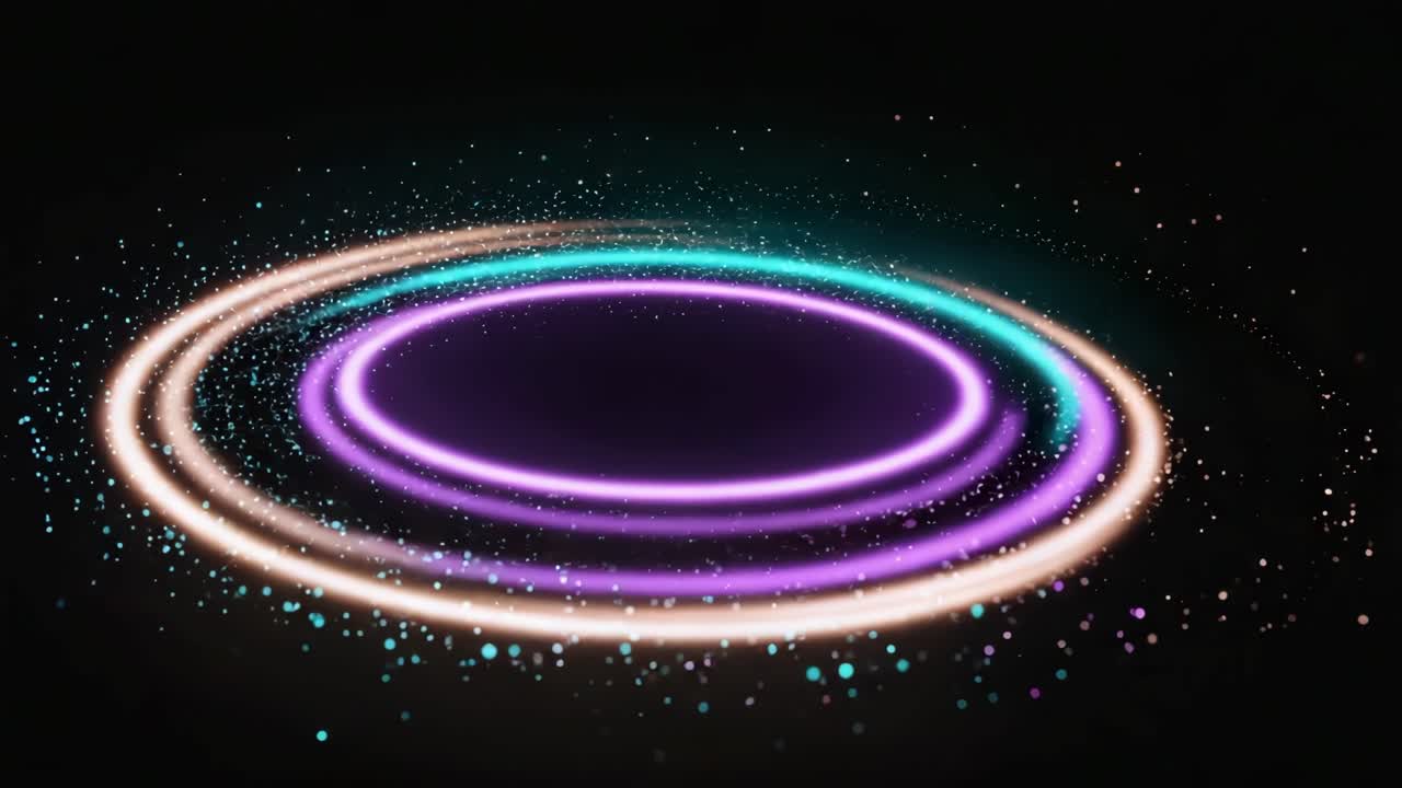 Abstract Glowing Portal