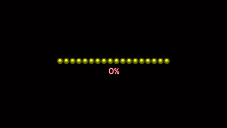 animation colorful loading bar.