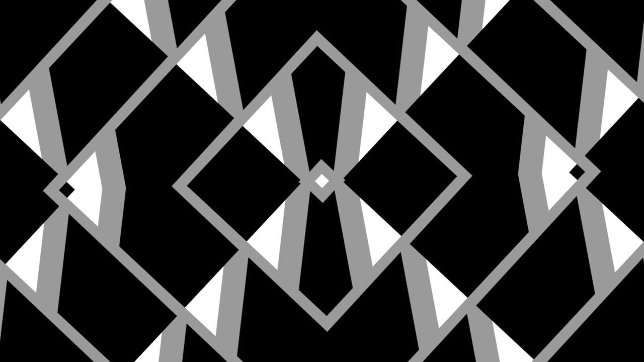 Abstract Geometric Pattern Animation with Expanding Shapes