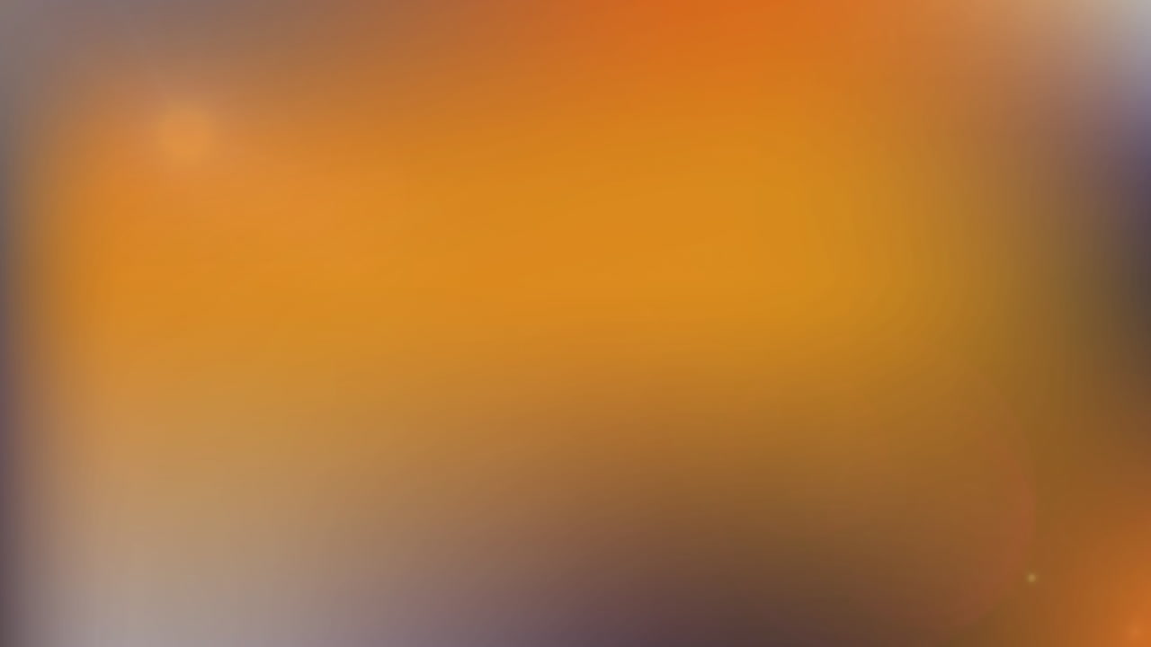 animación de fondo de gradiente naranja a negro con espacio de copia