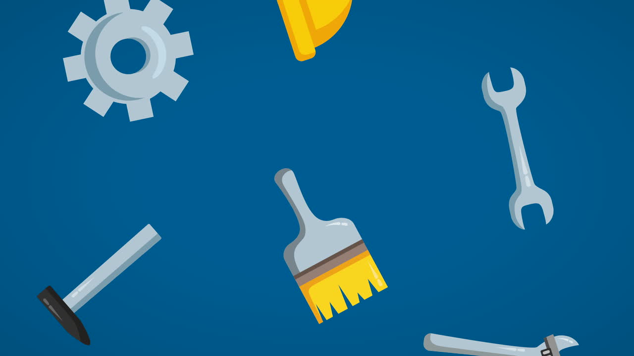 celebración del día del trabajo de los estados unidos con herramientas