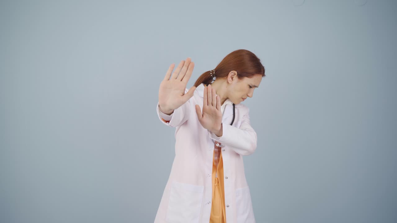 la violencia para el médico, el médico tiene miedo.