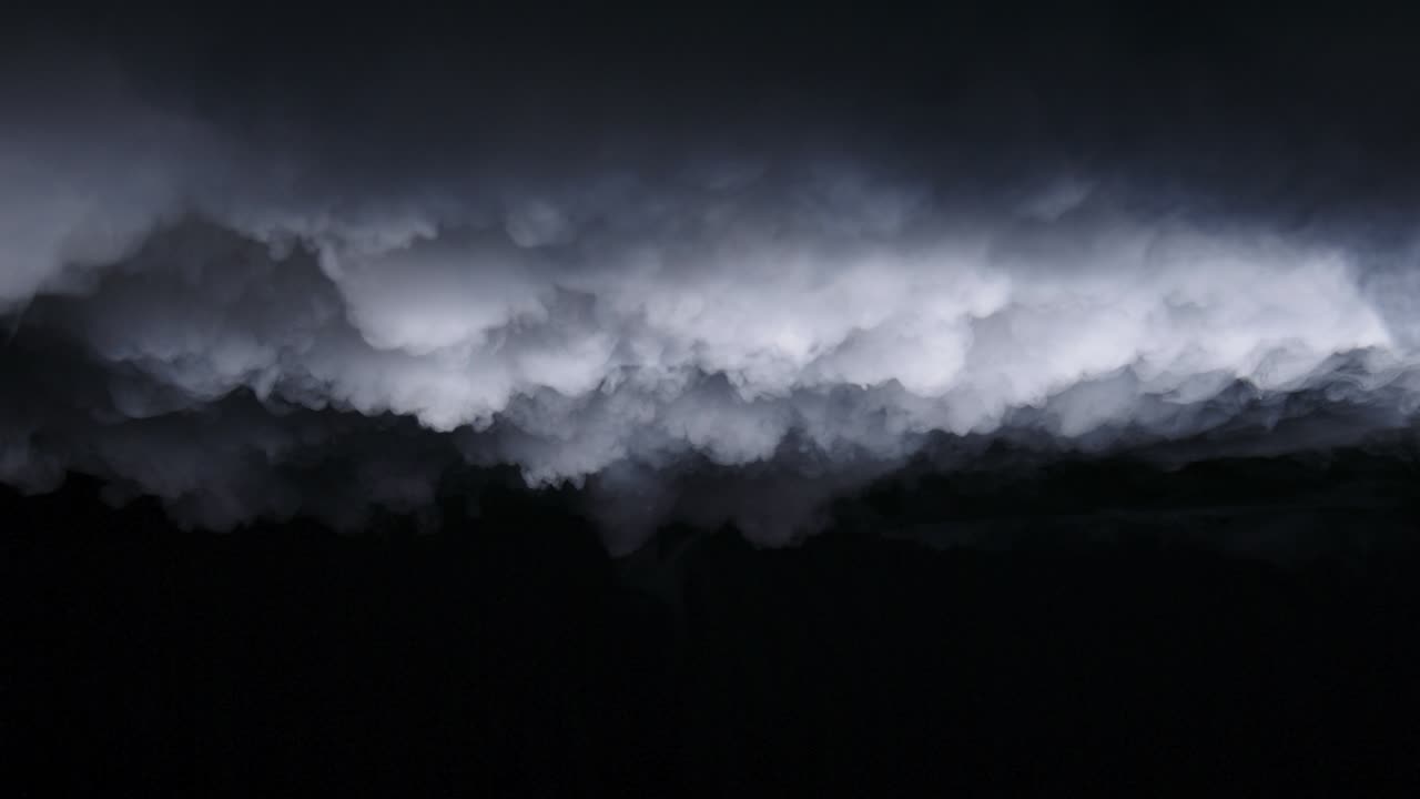 현실적인 건조 얼음 연기 구름 안개