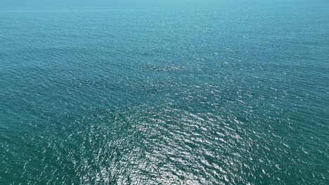 the serene ocean waves gently caressing the shore with beautiful sunlight reflections in the calm captivating footage featuring shimmering ocean waves that reflect the sunlight beautifully creating a peaceful and tranquil atmosphere that is perfect for relaxation and naturefocused visuals