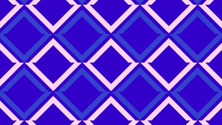 Animazione di Motivo Geometrico Astratto con Forme Blu e Rosa