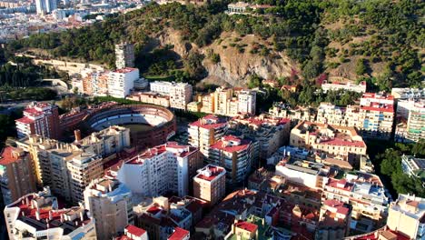 malaga spain next to large mountainous hillside in daylight