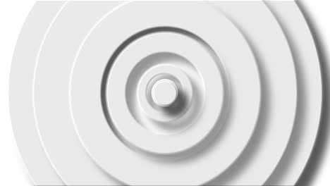 animación de capas de círculo blanco que pulsan sobre un fondo blanco