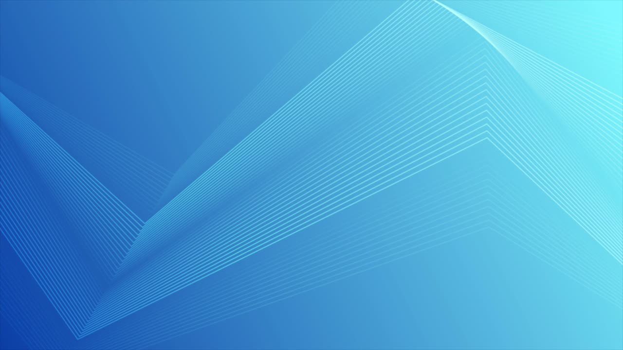 Blue cyan minimal lines abstract futuristic tech motion background ...