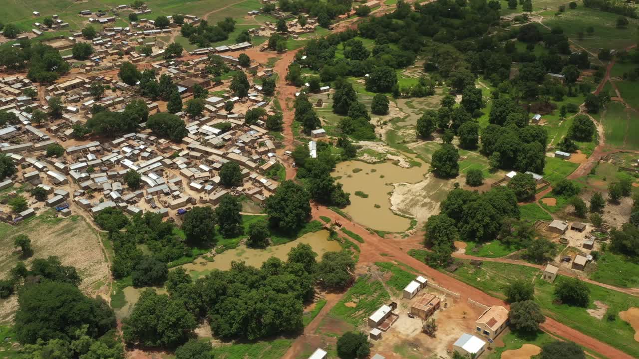 아프리카 말리 마을 공중 사진 17