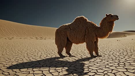 camello en el desierto