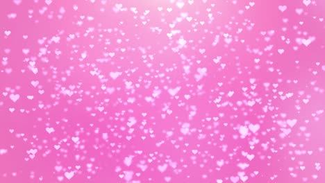 fondo de corazón 4k para el fondo de animación del día de san valentín con corazón para las vacaciones.