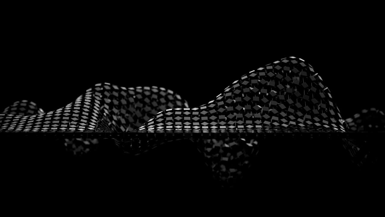 4K Network Molecule Mesh.