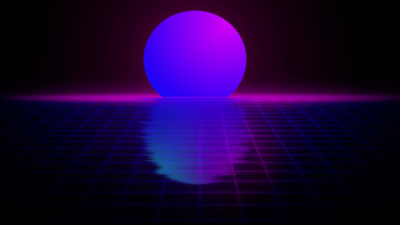 Sfondo retrò anni '80 - Risoluzione 4K - Video stock in loop