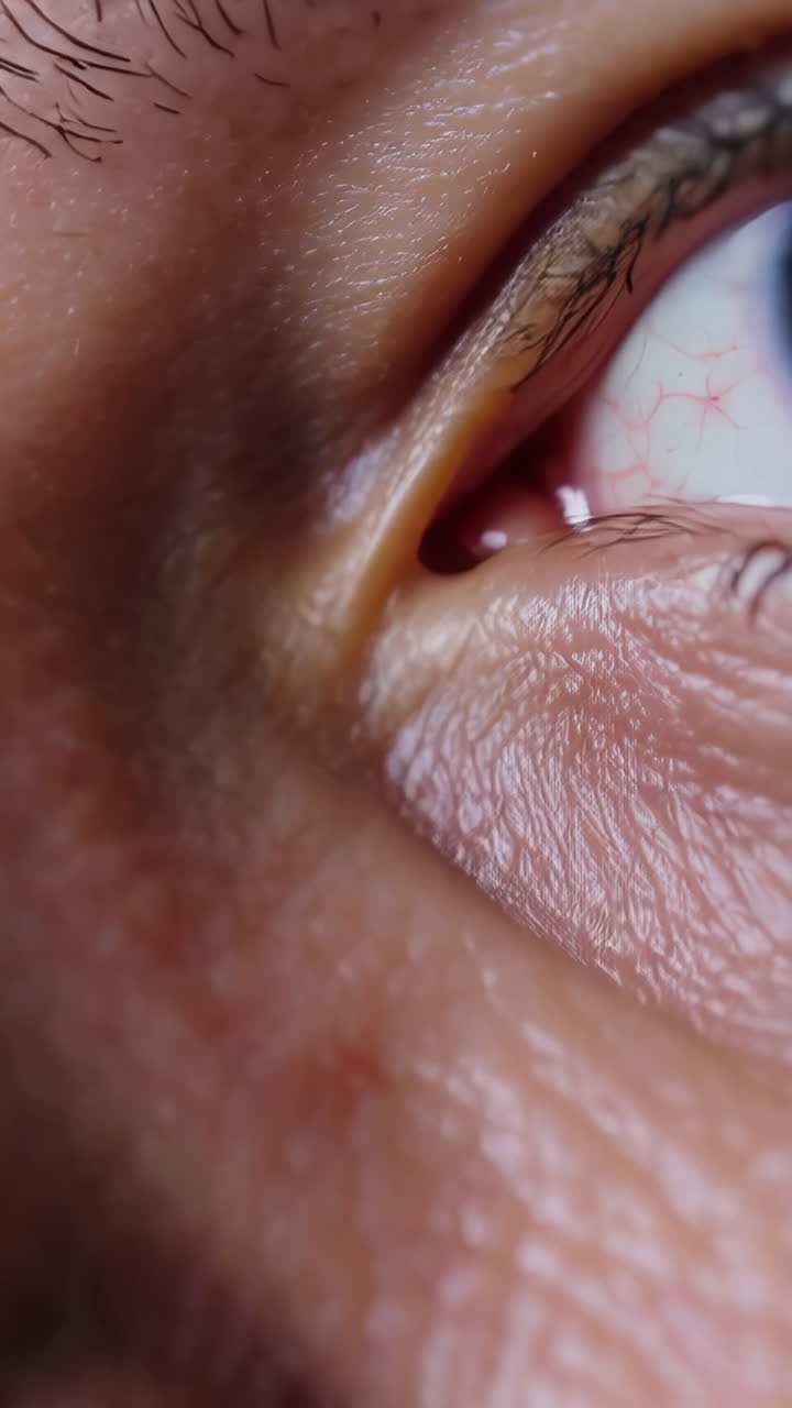 primer plano de un ojo humano