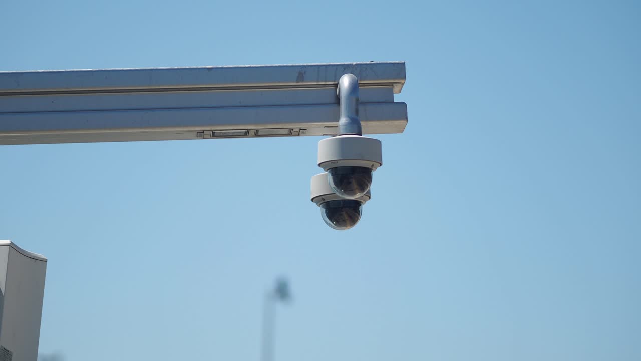 Security Camera on a Pole