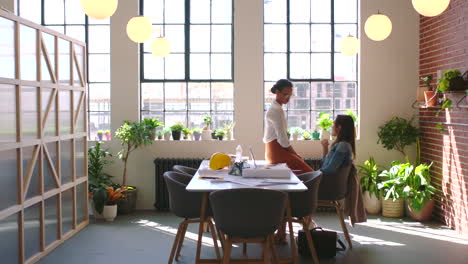 architecture, designer or engineer women in office
