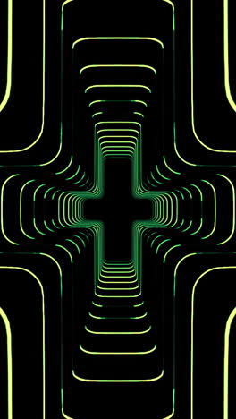 Abstract Neon Tunnel