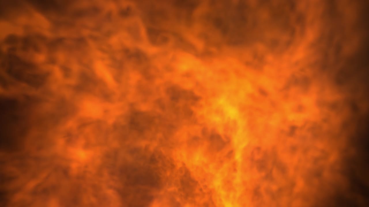 4k animado abstracto fuego de la explosión