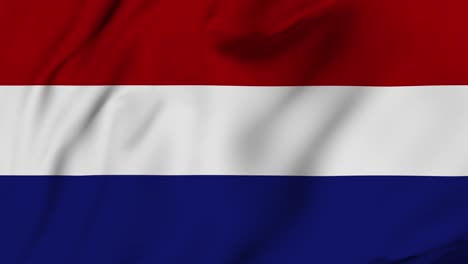 netherlands 4k waving flag