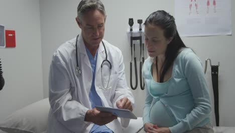 medical professional and patient