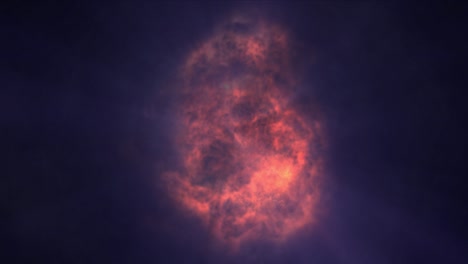 movimiento de explosión de llama de fuego 4k