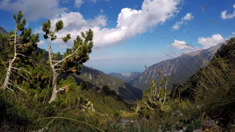 Timelapse-Del-Monte-Olímpico,-Grecia