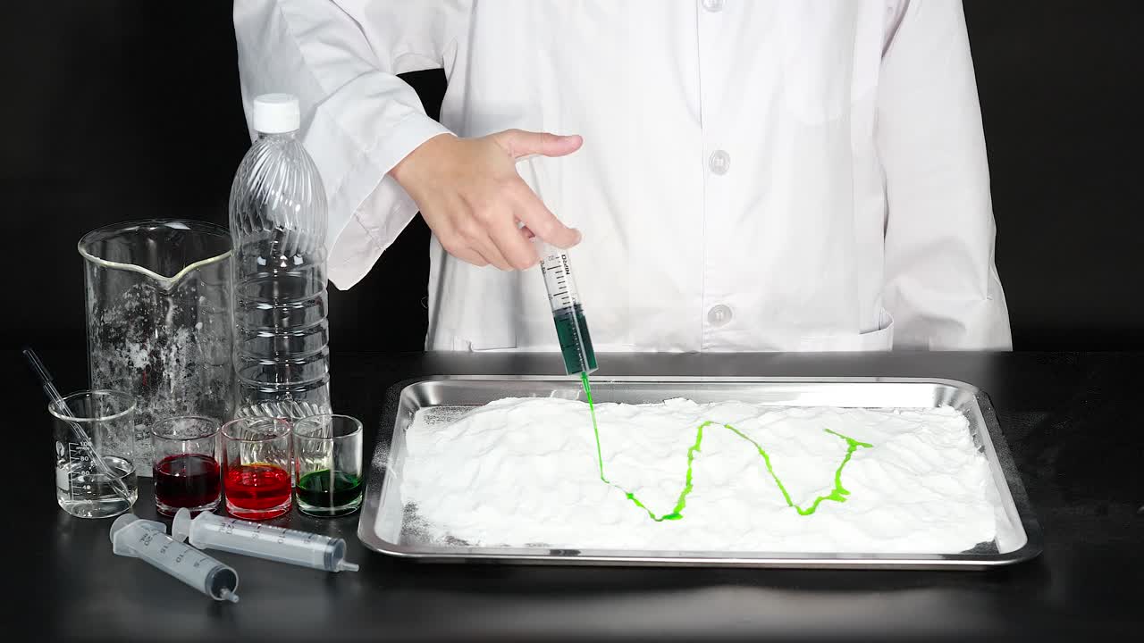 베이킹 소다와 식초에 대한 과학 실험