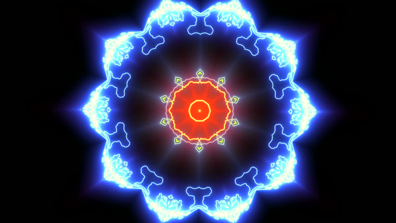 fondo de neón de estilo orgánico futurista