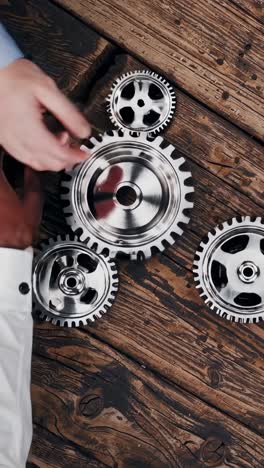 teamwork and collaboration: gears of success