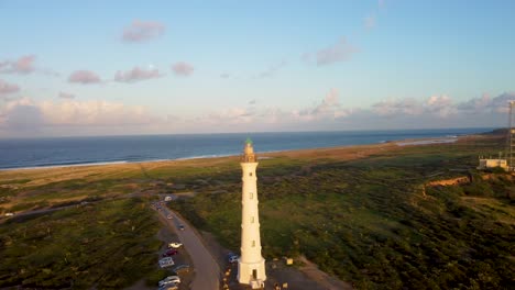 the magnificent california lighthouse in aruba