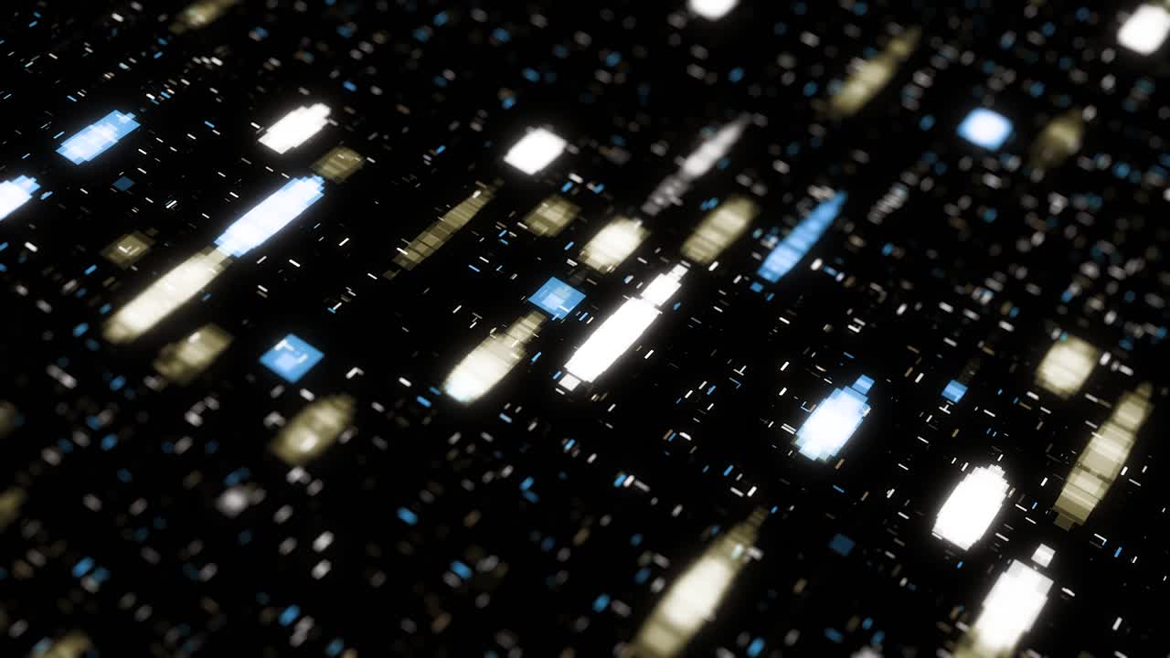 Abstract Digital Art - Glowing Lines and Patterns