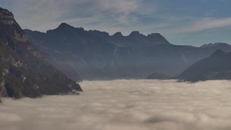 mountains above the clouds