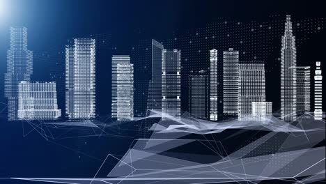 smart city, digital world, global communication network concept. 6g business graph. global business.