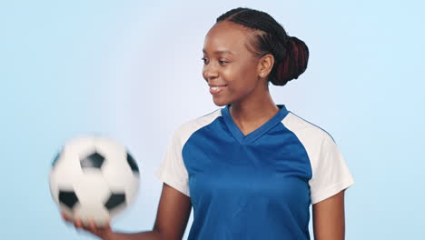 Gesicht,-Fußball-Und-OK-Schild-Mit-Sport