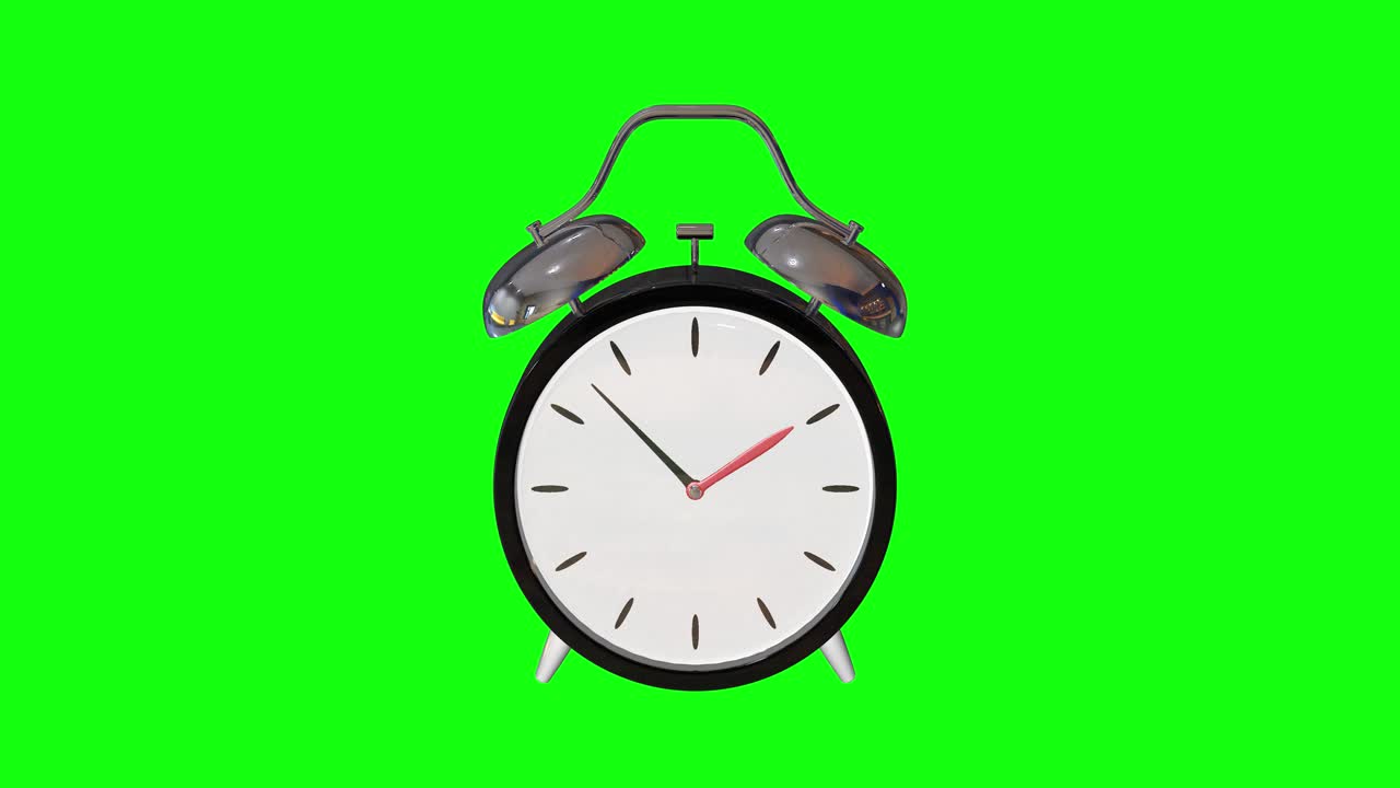 종이 있는 3d 알람 시계