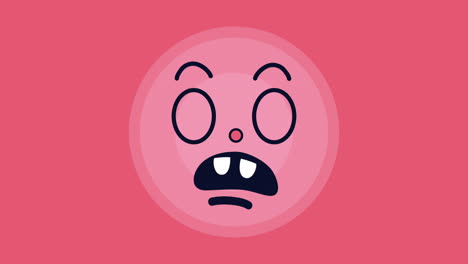 emoji pink kawaii comic character animation