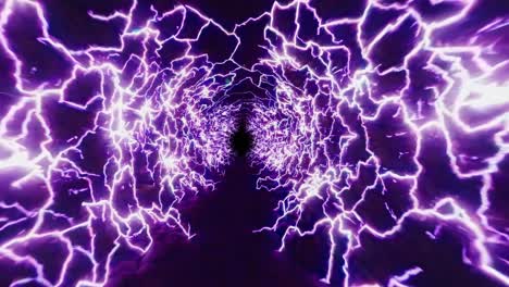 purple lightning tunnel