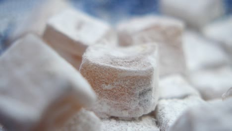 primer plano de las delicias turcas