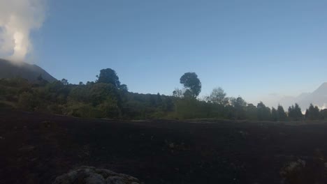 Amanecer-En-El-Volcán-Pacaya-En-Guatemala